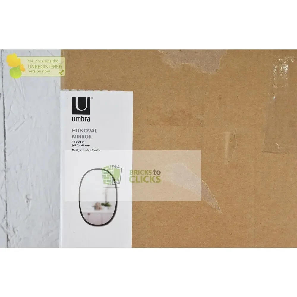 Umbra- Oval Hub Decorative Wall Mirror 18